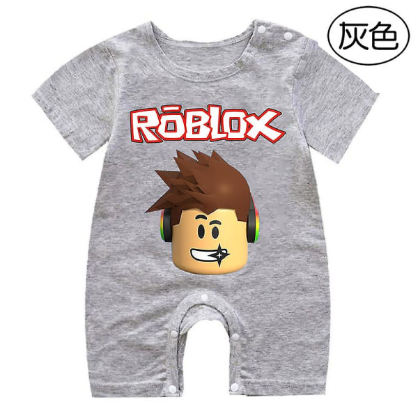 Roblox Baby Clothe Kids Summer Clothes Baby Boy Accessories Baby Girls Outfit New Born Baby Clothes Bodysuits One-pieces Rompers 66cm 6