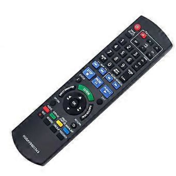 Ny Erstatningsfjernkontroll N2QAYB000343 For Panasonic DVD-opptaker DMR-EZ47V