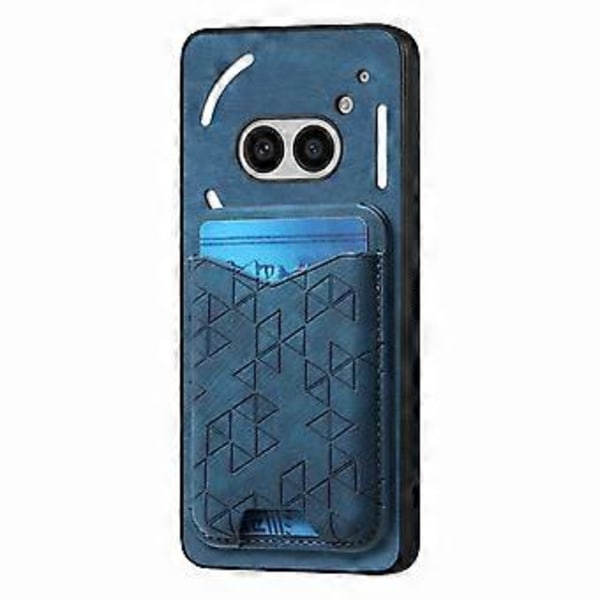 Nothing Phone (2a) -kotelo, painettu kuvio, korttipidike, jalusta, nahkainen takakansi (tyyli E)