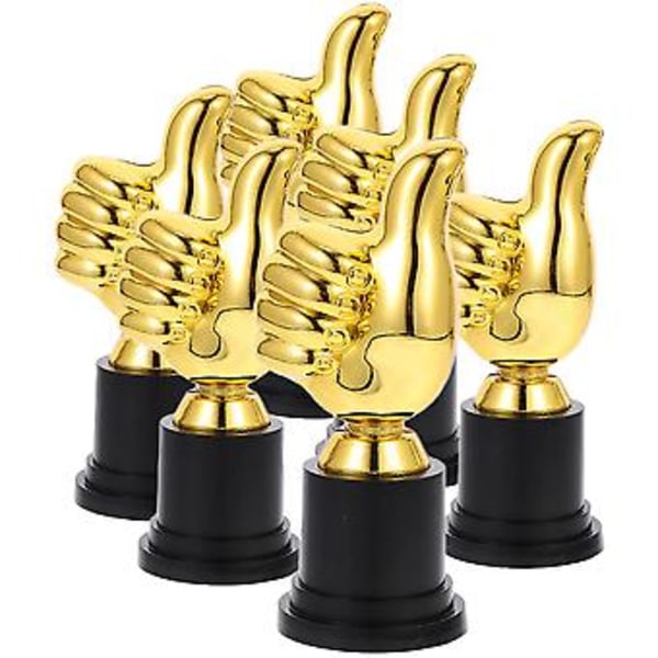 6 stk. Tommelformede Konkurrence Trofæ Dekorative Trofæ Dekoration Børnehave Trofæ Model