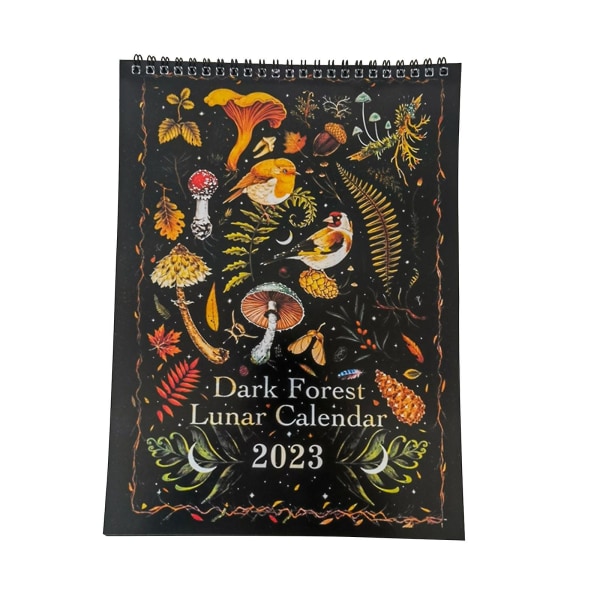Dark Forest Lunar Calendar Wall Calendar Monthly Colorful Wall Calendar 2023