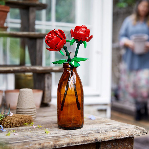 Roser Byggesett, Unik Påskegave til Tenåringer eller Barn, Botanisk Samling Byggesett, Påskekurvfyll til å Bygge Sammen