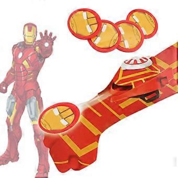 Marvel Avengers Superhjälte Armbandsändare Handske Web Shooter Leksakspresenter (Iron Man)