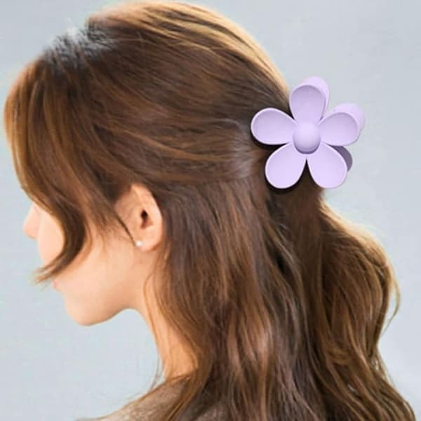 1 Pack Stora Daisy Claw Clips, Söt Flickor Hårklämmor, Sommarhår