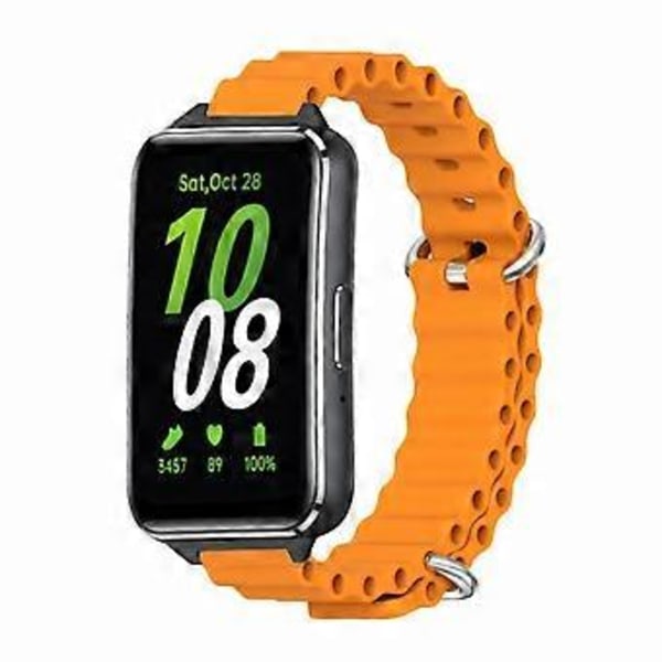 Til Samsung Galaxy Fit3 Udskiftningsrem Drop-resistent Silikone Urrem (Style C)