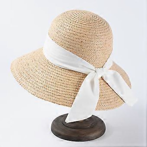 SZTXJ Solhatt Dam Solskydd Stråhatt Strandhattar Sommar Hopfällbar Floppy Rese Solhattar för Kvinnor