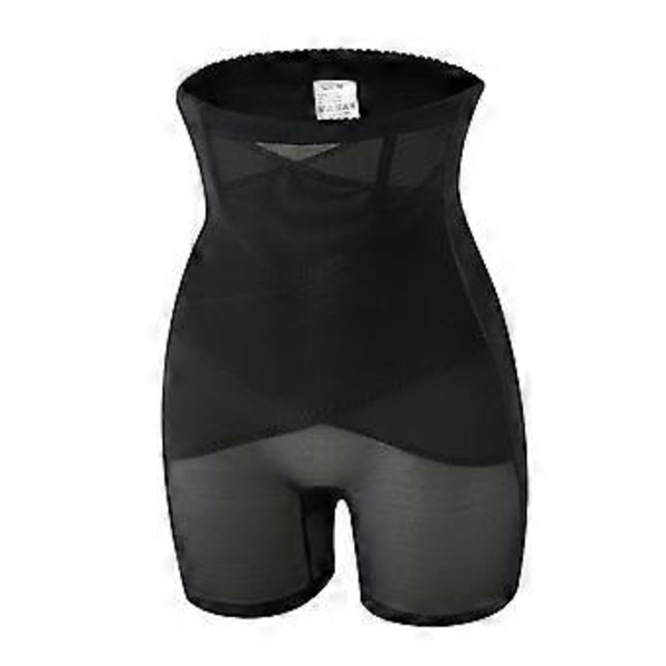 Formande underkläder för kvinnor, magkontroll, höghög midja, formgivande shorts, lyftande trosor, lårformare, formgivande korsett (L Svart)
