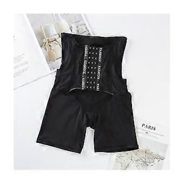 Fashion Hög Midja Tummy Control Trosor Höft Mage Formande Lyftare - Svart Girdle midja, lyfter stussen och slankar magen (M)