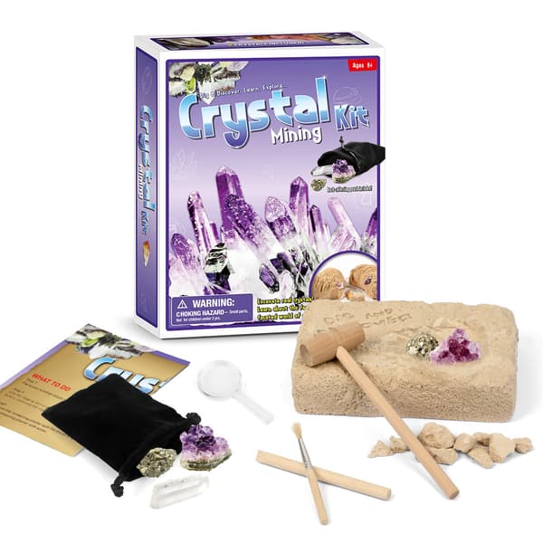 Mega Gemstone Dig Kit – Grav 5 ægte ædelstene ud, STEM Science & Educat