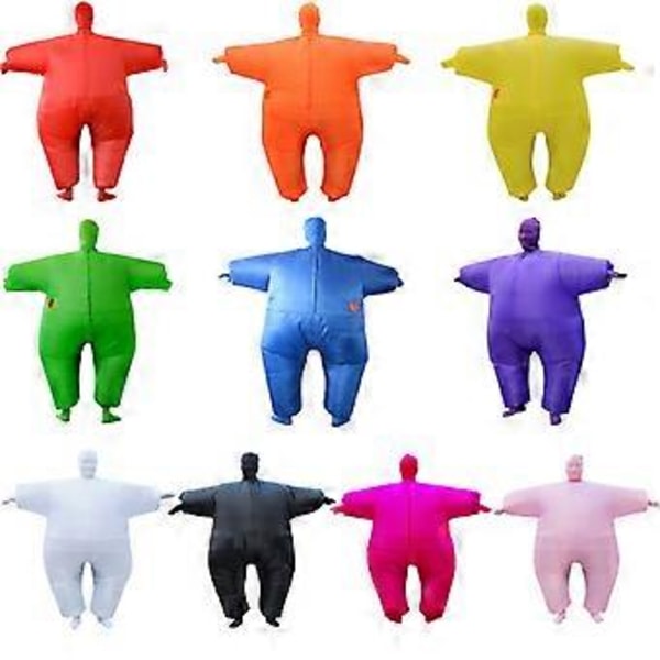 Halloween Kostume Halloween Oppustelig Heldragt Kostume Multi-farve Valgfri (Rød)