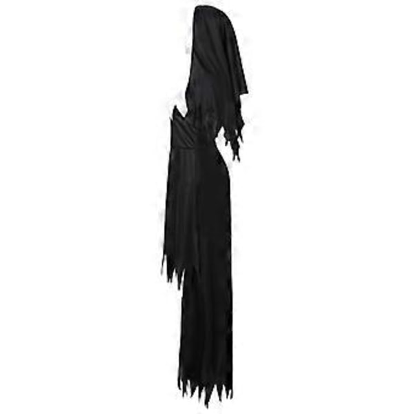 Kvindes Zombificeret Søster Non Kostume Vampyr Cosplay Dragt Halloween Fest Fancy Dress (M)