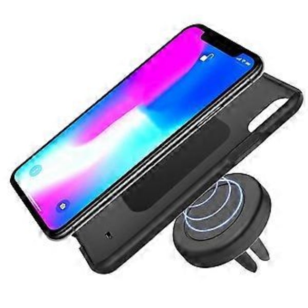 2-pack Magnetisk Biltelefonhållare, Ultrastarkt Grepp för Smarta Enheter, Snabb Swift-Snap-teknik, Robust Gummibas Säkerställer Stabilitet, Vridbar
