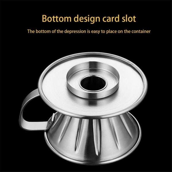 Rostfritt Stål Kaffe Filterhållare Återanvändbart Kaffe Filter Dropp