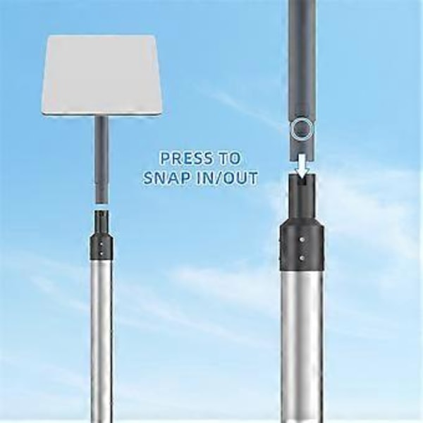 Aluminium Mastmonteringssett for Gen2 V2 Satellittantenne - Passer Rørdiametre Opp Til 2 Tommer Internettsett