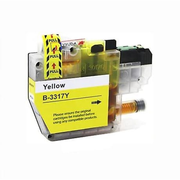 Compatible brother lc-3317 yellow ink cartridge - 550 pages