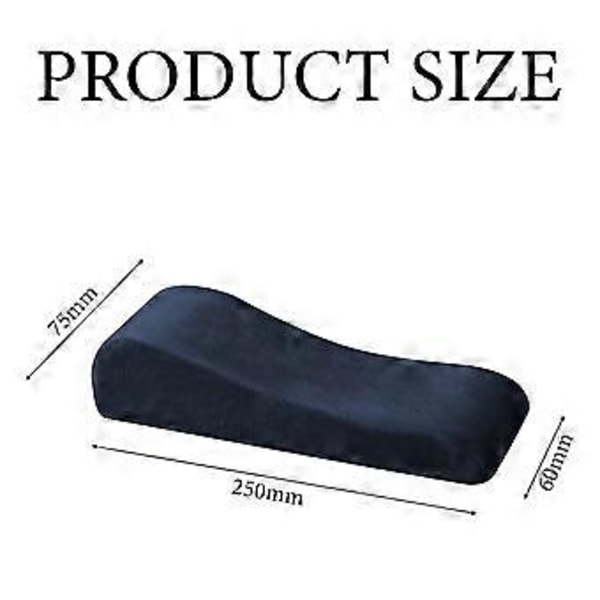 Ergonomiske Armleneputer for Kontorstol, Memory Foam Putetrekk Egnet for Gamingstoler, Rullestoler og Skrivebordsstoler