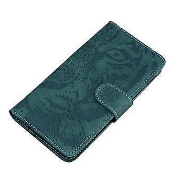 For Honor X7a 5G Stand Wallet Cover Tiger Mønster Præget PU Læder Flip Telefon Cover (Style C)