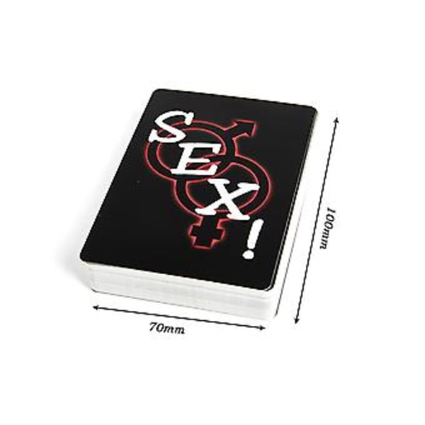 50 Posisjon Tarotkort for Voksne Sexspill Tarotdekk Sexleker Sexposisjon 18+ (Mønster A)