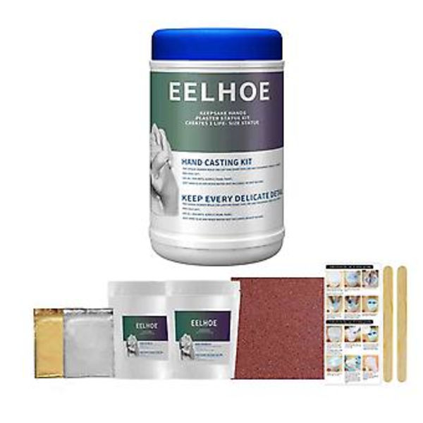 Valentinsdag Souvenir Håndstøbekit DIY Gipsstatue Modeleringskit Håndholdte Håndforme