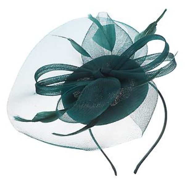 Fascinatorhatt Te-Partyhatt Fascinator Nätpannband Kvinnor Fascinator för Bröllop