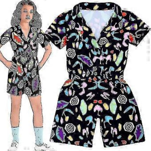 Stranger Things Sæson 3 Eleven Kostume Playsuit Skjorte Outfit Z (130cm)