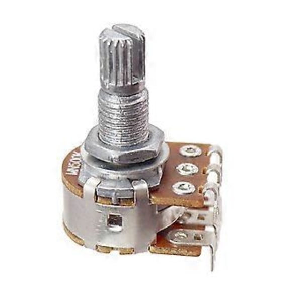 3 kappaleen pakkaus kitaran potentiometrejä, 18 mm akseli, audiopotentiometrit sähkökitaran basson osille (MN500K)