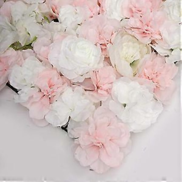 Konstgjorda blompaneler av silkestyg för heminredning, skyltfönster och montrar (Rosa)