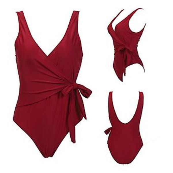 Flickors badkläder delad bikini triangel andningsbar badkläder 4xl