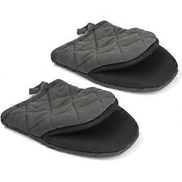 Värmebeständiga kökshandskar, grytvantar med bekvämt foder, flexibelt skydd för mångsidig användning, halkfritt silikongrepp, inkluderar