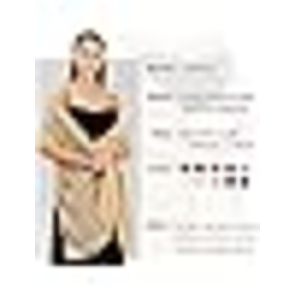 Kvinnors Chiffonsjalar och Scarfs för Aftonklänningar, Elegant Mjuk Transparent Chiffon Schal Bröllopssjal