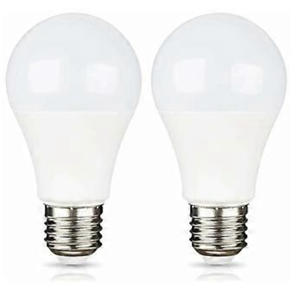 E27 9W 12V LED Kallvit 6500K för Camping, motsvarande 75W Halogen, AC DC 12 Volt 24 Volt E27 LED-lampa för Solpanel/Garage/Trädgård, ej dimbar