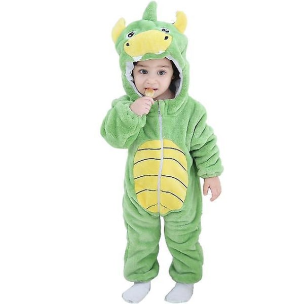 Infant Baby Boys Girls One Piece Set Toddler Clothing Kids Cute Hooded One Piece Easter Animal Costumes Dinosaur 24-30 months