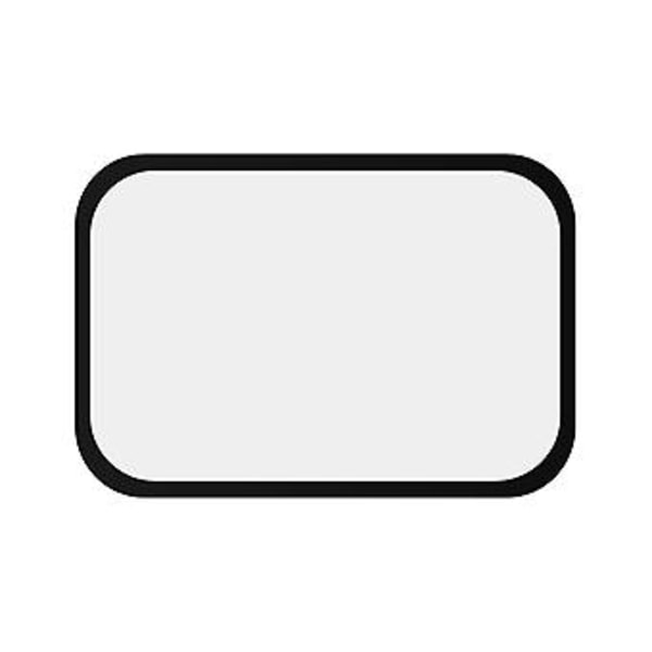 Metallplate Magnetisk Bilfeste Magnet Telefonholder Limklistremerke Rundt Kvadrat (Svart)