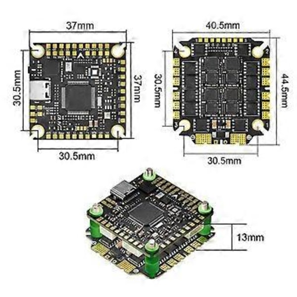 F465 V3 Stack/Flytower BLS 65A ESC AM32 Flygtorn F405+65A 32-Bit Konfigurera Via Bluetooth Box FP