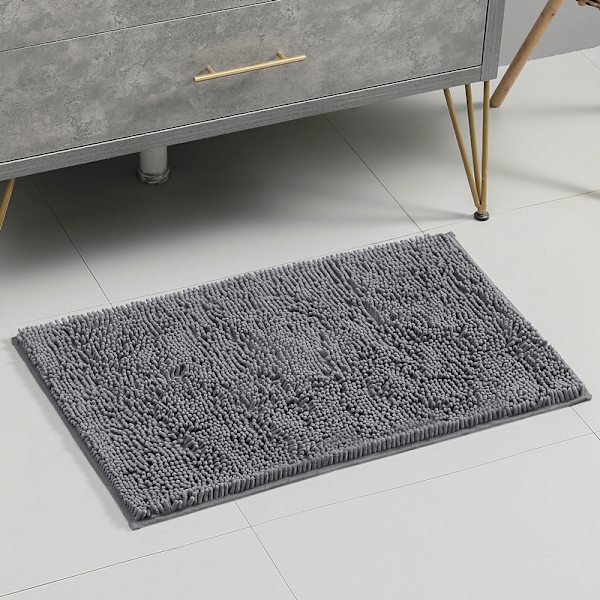Chenille-golvmatta, badrum sovrum kök vattenabsorberande halkfri