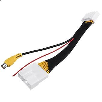 Bil 24-Pins Video Input Switch Bakkamera RCA Adapterkabel til Stepway Vivaro Sandero 4