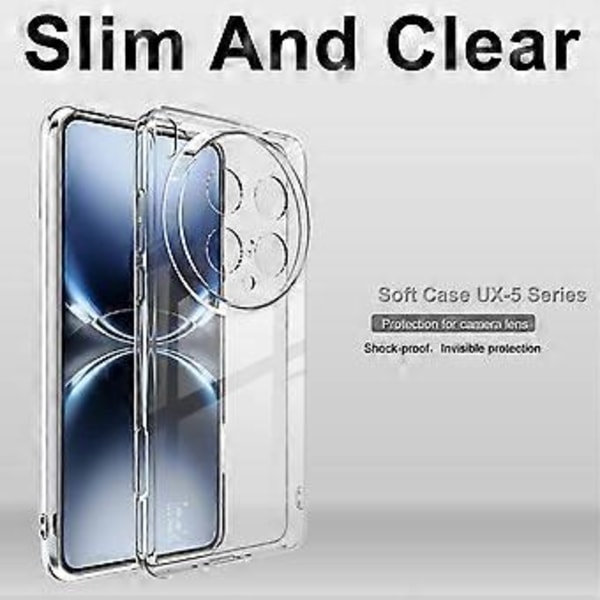 IMAK UX-5 Series Skal för vivo X200 Ultra 5G Stöttåligt TPU Transparent Slim Bakskal()