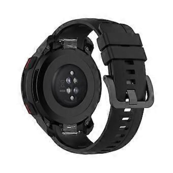Silikon Armbånd til Huawei for Honor GS Pro Sportsur Blødt Remsløjfe Beskyttelse (Sort)