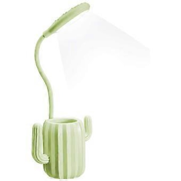 Multifunksjonell Skrivebordslampe, Kreativt Nytt Design - Treplante med Øyebeskyttelse og Fleksibel Lampeskjerm for Skrivebordsorganisering, Hjemmeinnredning