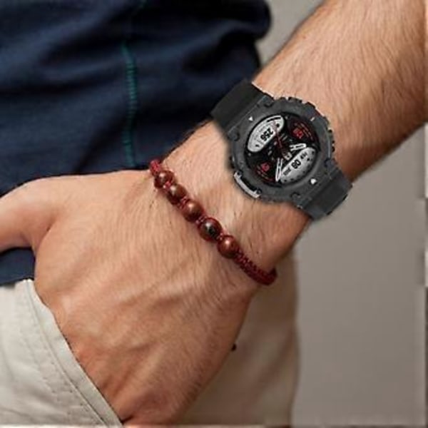 Utskiftbar klokkearmbånd for Huami Amazfit T-Rex 2 Rem Silikonrem for Huami Amazfit T Rex Rem 2 Klokkearmbånd med verktøy (Grå)
