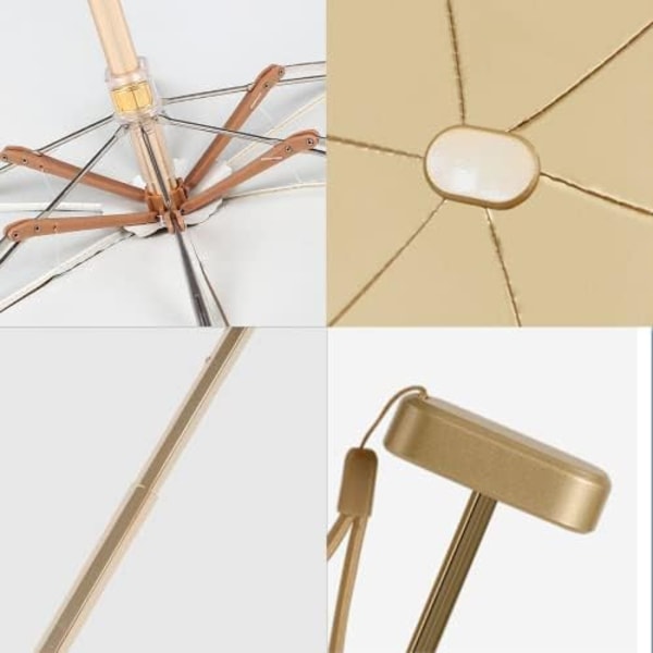 (160×60×40) Mini reseparaply för handväska - Liten kompakt UV-paraply UV-blocker - Lätt bärbar paraply för sol