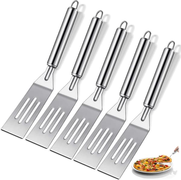 5 stk. Mini serveringsspatel 9,8 tommer rustfritt stål Brownie Cooki