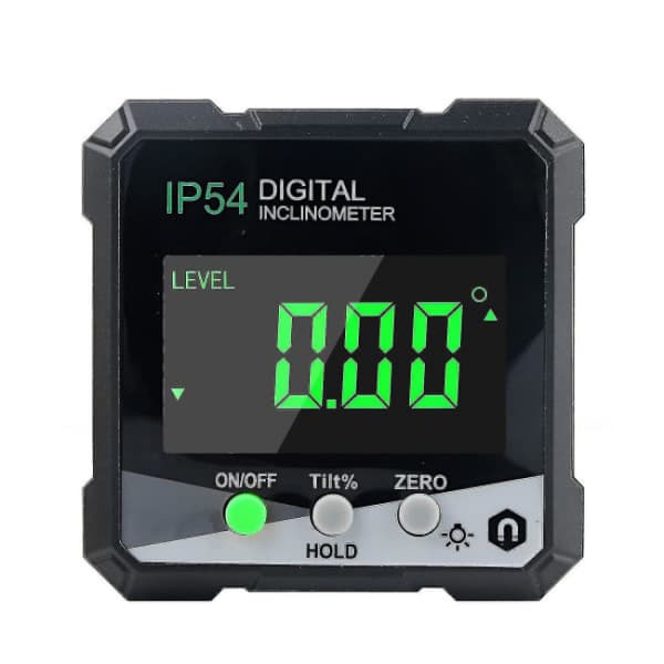 Digital vinkelmåler, gradskive/vinkelmåler med LCD, inklinometer