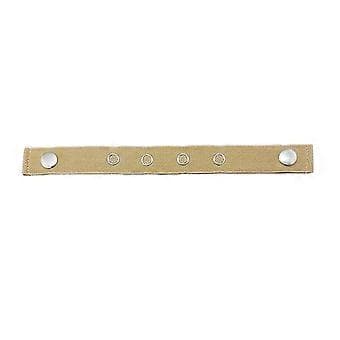 2 st Kvinnor Tonårsflickor Män Elastiskt Spänne - Justerbart Midjebälte Midjeband (Beige)