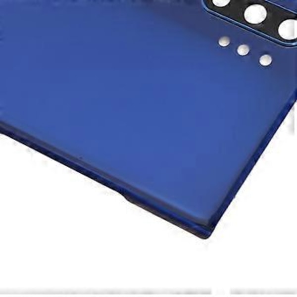 Bagcover Glas Hus Dør med Formonteret Kamera Linse Reparationsværktøjssæt til Samsung Galaxy Note 10 Plus SM N975 Blå