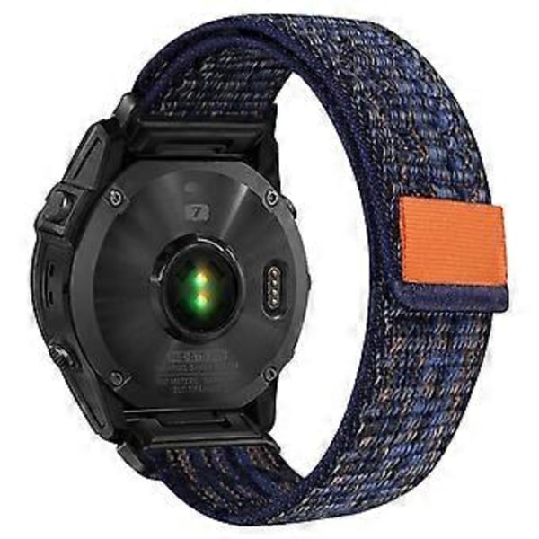 Til Garmin Fenix 7/Forerunner 965/955/945/935 Armbånd 22mm Nylon Urrem (Style A)