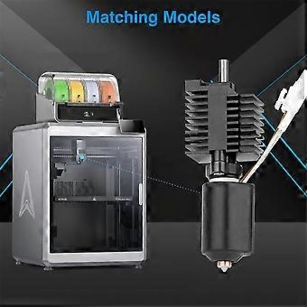 Til Creality K2 Plus Hotend Keramisk Varmeblok Kit Fuldmetal Integreret Hurtig Udskiftningsdyse til K2