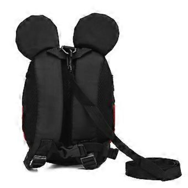 Mickey Mouse Ryggsäck för Småbarn Pojkar Flickor Anti-Lost Ryggsäck med Säkerhetssele Förskoleväskor (Rosa)