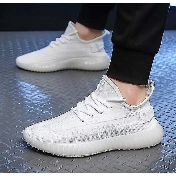 Men's Casual Comfortable Sneakers Running Shoes 350 white 39