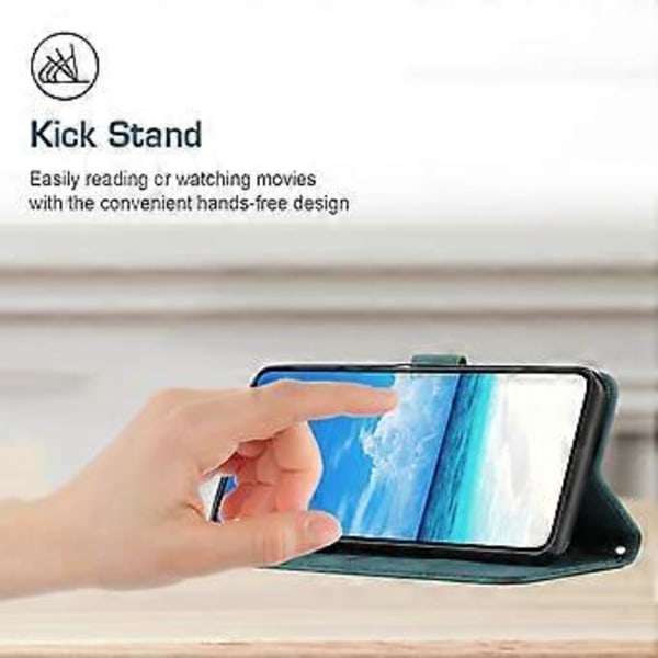 För Motorola Edge 50 Fusion 5G Fodral Magnetlås PU Läder Ställ Telefonskal (Stil E)